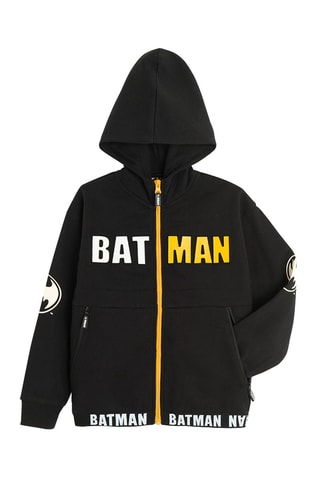 Sweat à capuche Batman La Ligue des Justiciers DC Comics - Noir