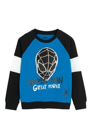 Sweat Spider-Man Avengers Marvel - Bleu clair