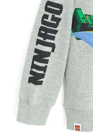 Sweat Ninjago Lego - Gris clair chiné