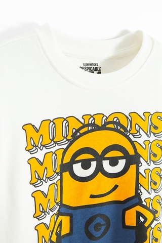 Sweat Les Minions - Ecru