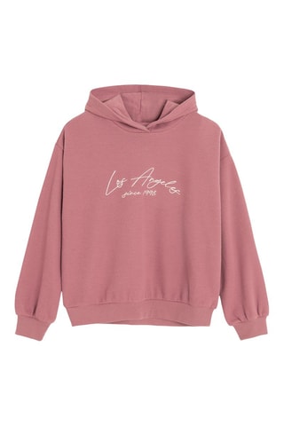 Sweat à capuche - Rose
