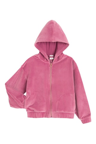 Sweat à capuche - Rose foncé