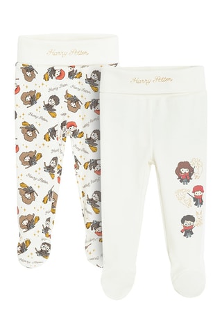 2 pantalons de pyjama Harry Potter - Blanc