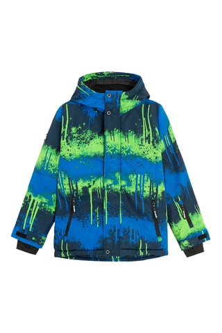 Veste de ski à capuche - Bleu