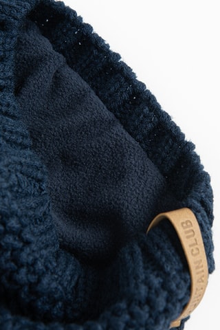 Bonnet à pompon - Bleu