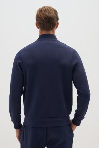 Sudadera con cremallera - Azul oscuro
