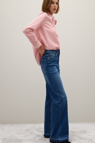 Vaquero wide leg - Azul