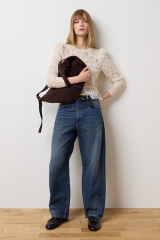 Vaquero wide leg - Azul