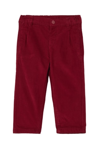 Pantalón de terciopelo - Rojo