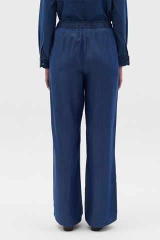 Pantalón wide leg - Azul
