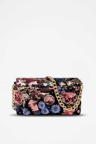 Bandolera de terciopelo - Multicolor