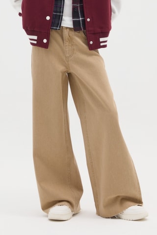 Pantalón fluido - Beige