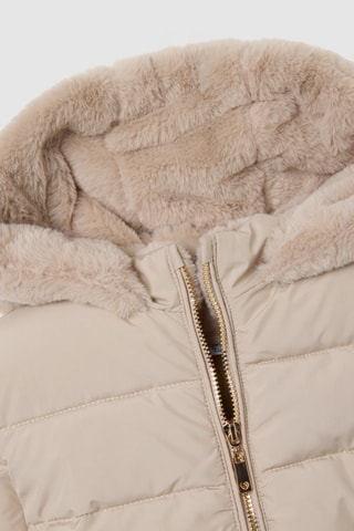 Chaqueta con capucha - Beige