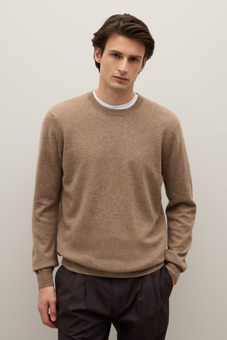 Jersey de cachemir - Beige