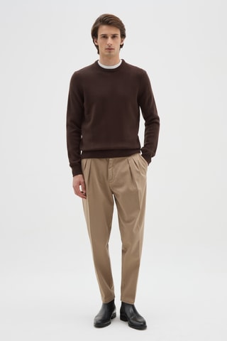 Pantalón chino - Beige