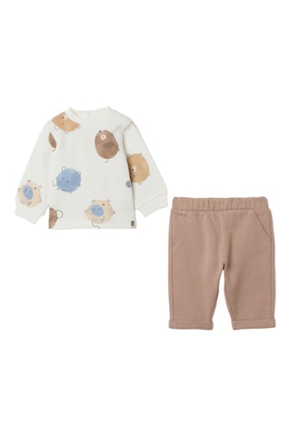 Sudadera y pantalón de chándal - Blanco