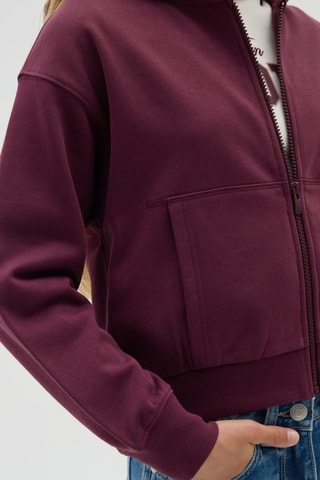 Sudadera con capucha - Burdeos