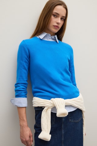 Jersey de lana - Azul