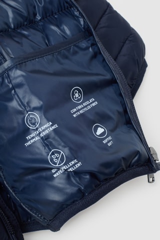 Chaqueta con capucha - Azul oscuro