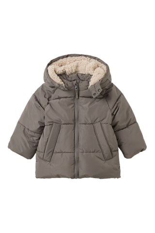 Chaqueta con capucha - Topo