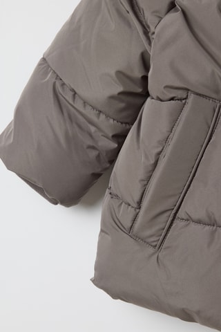 Chaqueta con capucha - Topo