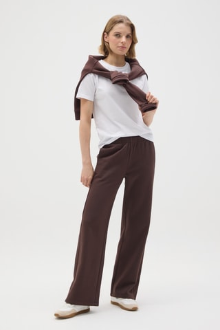 Pantalón fluido - Marrón