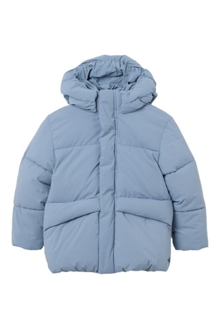 Chaqueta con capucha - Azul