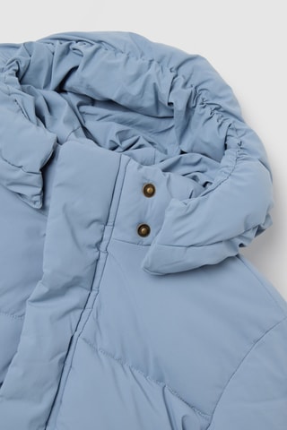 Chaqueta con capucha - Azul