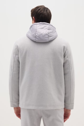 Abrigo con capucha - Gris