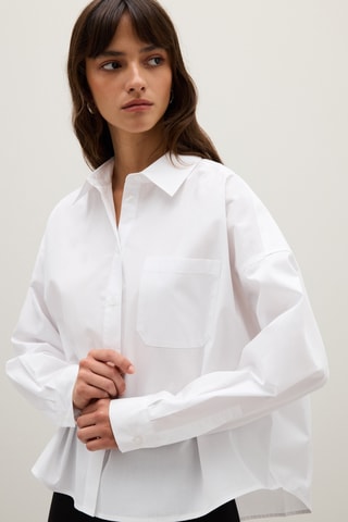Camisa relaxed - Blanco