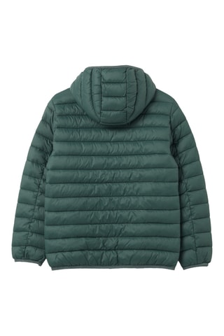 Chaqueta con capucha - Verde oscuro