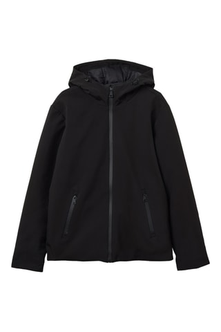 Chaqueta con capucha - Negro