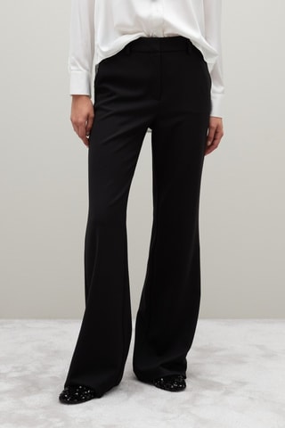 Pantalón bootcut - Negro