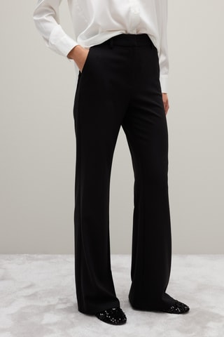 Pantalón bootcut - Negro