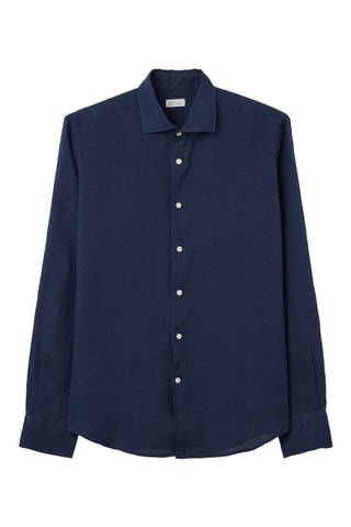 Camisa de seda - Azul