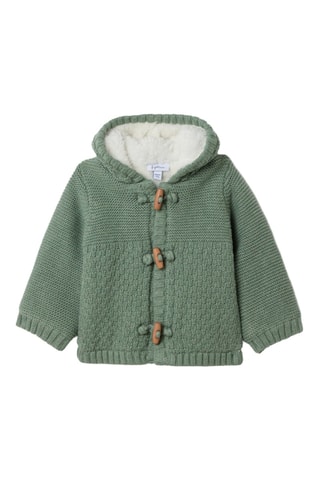 Abrigo con capucha - Verde
