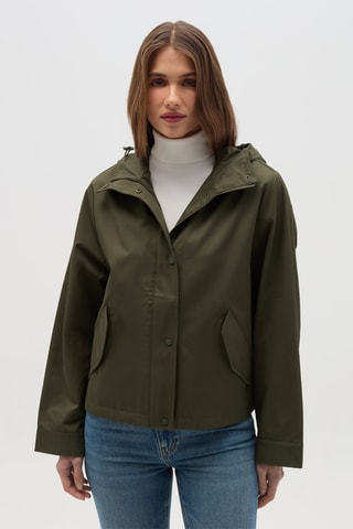 Chaqueta con capucha - Marrón
