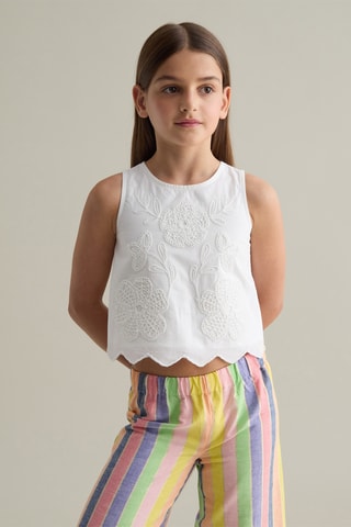 Camiseta de tirantes - Blanco