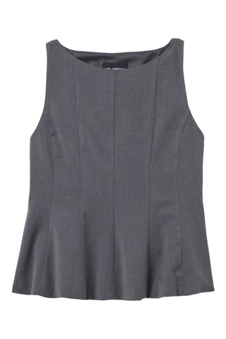 Top sin mangas - Gris