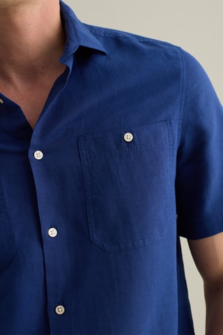 Camisa de lino - Azul