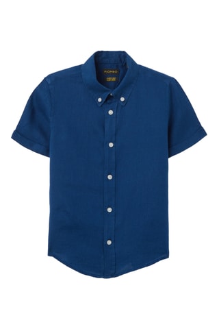 Camisa de lino - Azul