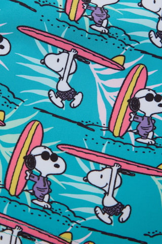 Bañador corto Snoopy - Blanco