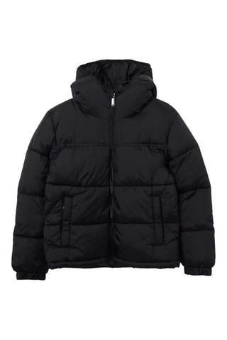 Anorak con capucha - Negro