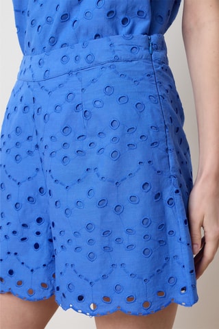 Short de tiro alto - Azul