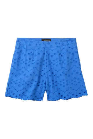 Short de tiro alto - Azul