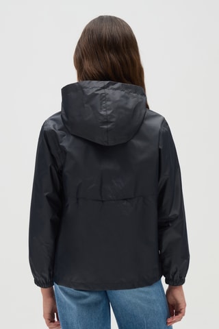 Chaqueta con capucha - Negro