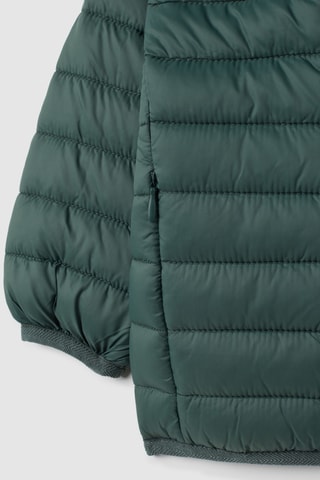 Chaqueta con capucha - Verde oscuro