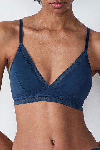 Soutien-gorge Happily - Bleu pétrole
