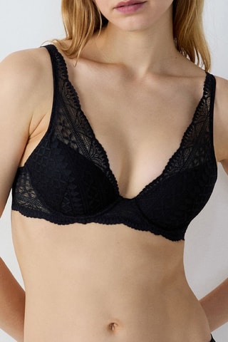 Soutien-gorge Idole - Noir - N° 6 Triangle