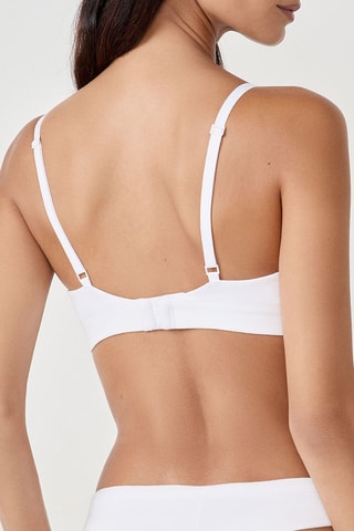 Soutien-gorge Coton 360 - Blanc - N° 8 Triangle